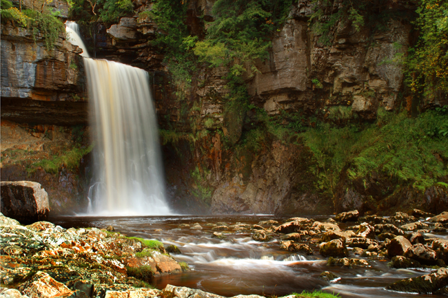 Ingleton  waterfalls trial