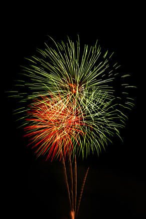 Fireworks competition in Blackpool