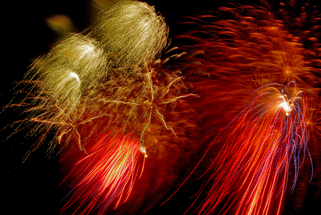 Fireworks competition in Blackpool