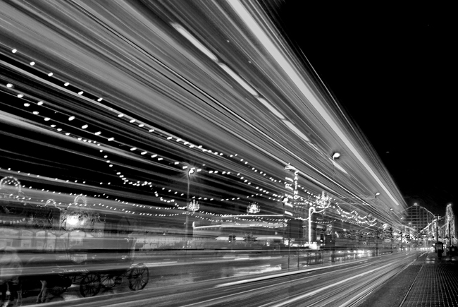 Blackpool at night